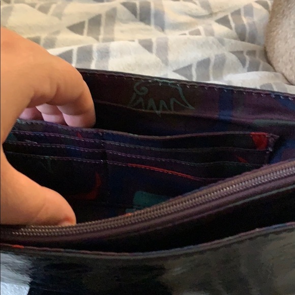 Gianni Bini black patent leather clutch - Picture 6 of 8